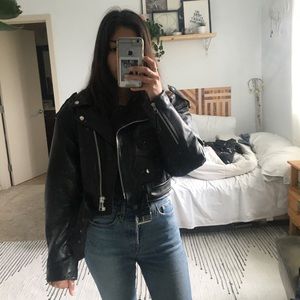 Leather jacket